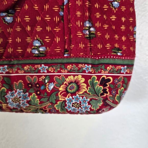 Vintage Vera Bradley Red Provincial Floral Shoulder Bag Retired Cottagecore READ - Picture 4 of 16